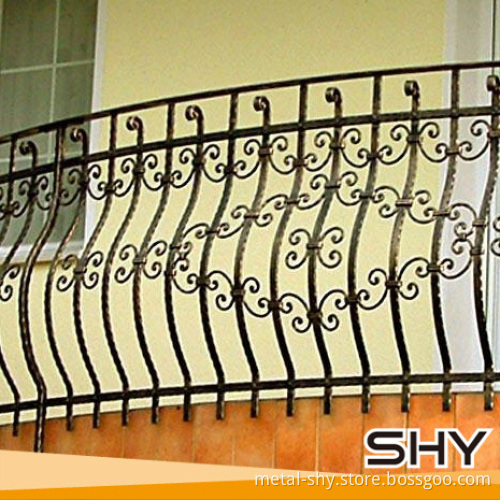 decorative cheap house windows iron grill design for balcony
